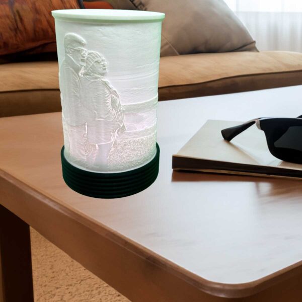 Custom 3D Printed Lithophane Night Light