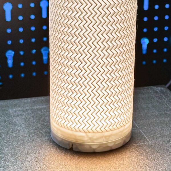 USB Powered Table Lamp Wavy Walls