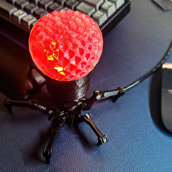 Cyberpunk Spider USB Desk Lamp - RGB Color, Sound Activated